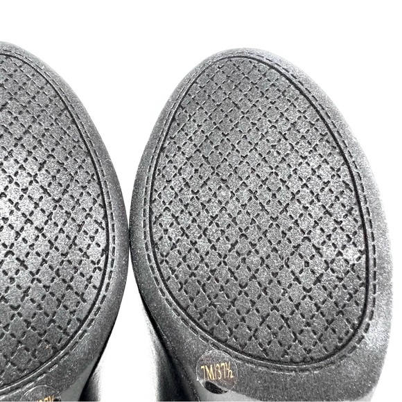 Jessica‎ Simpson Size 7 Mandayss Black Faux Vegan Leather Ballet Flats Shoes - Picture 11 of 13